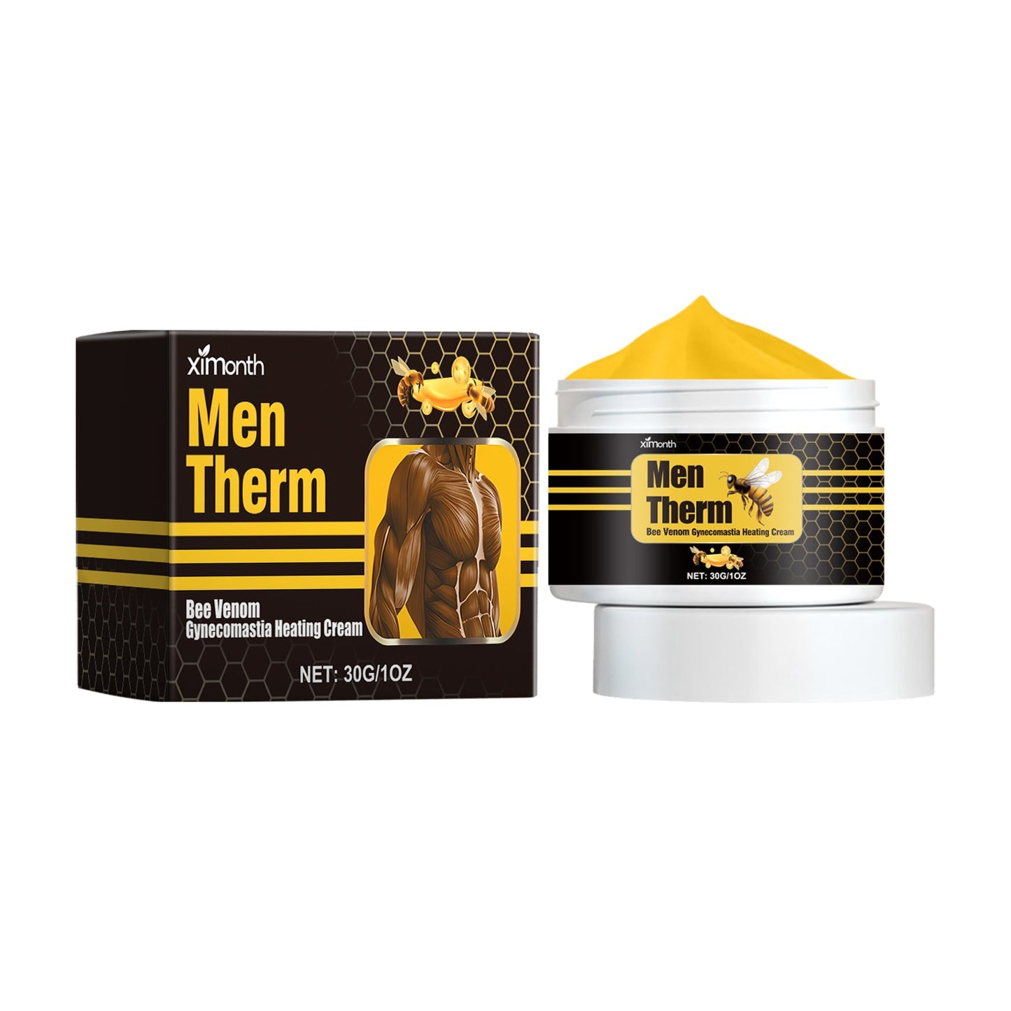 Breast Shaping Care Cream For Men Lifts Chest Contour And Tightens Skin Shaping Care Cream - Korvel