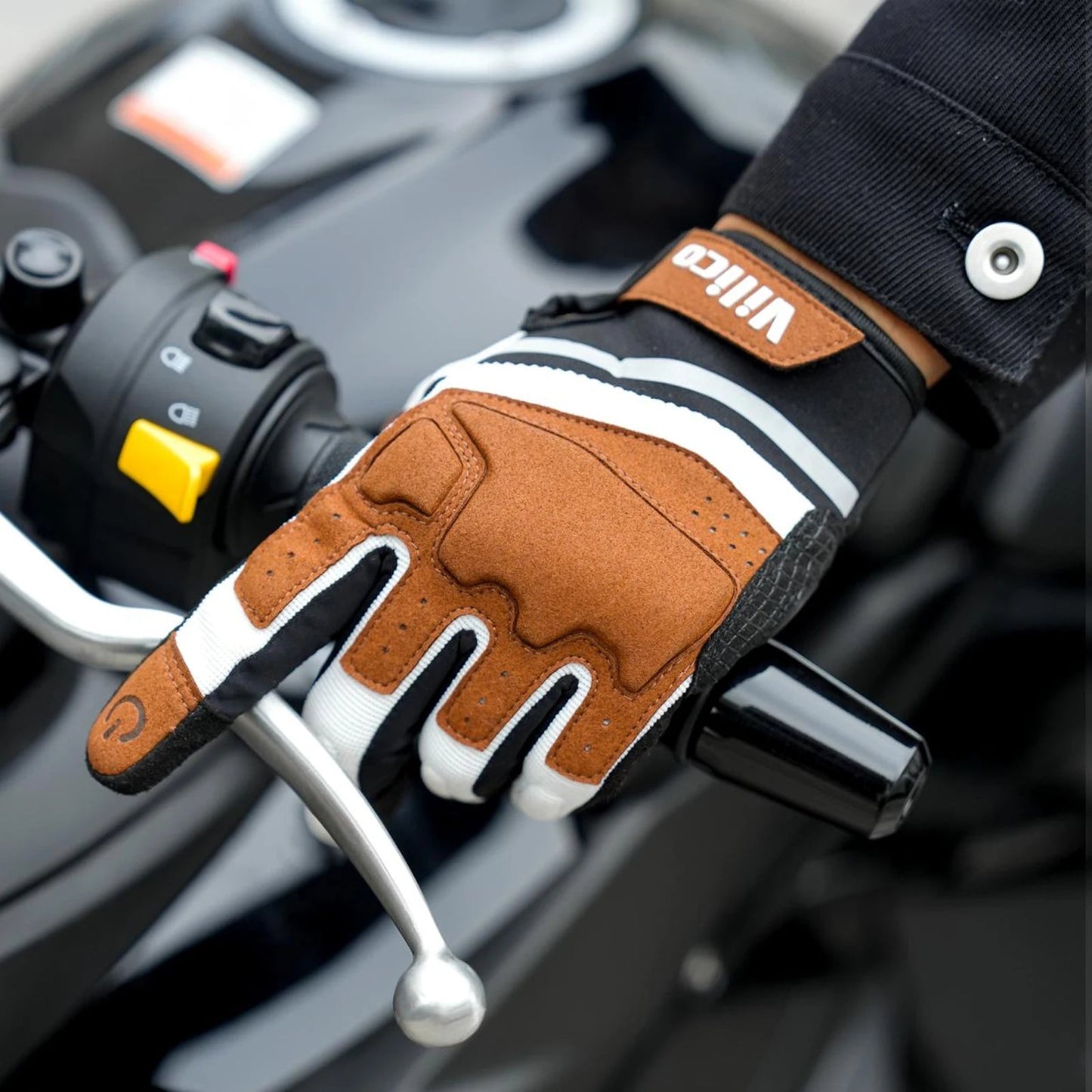 Outdoor sports warm anti slip wear-resistant shock-absorbing anti-collision touch screen road bike riding gloves - Korvel