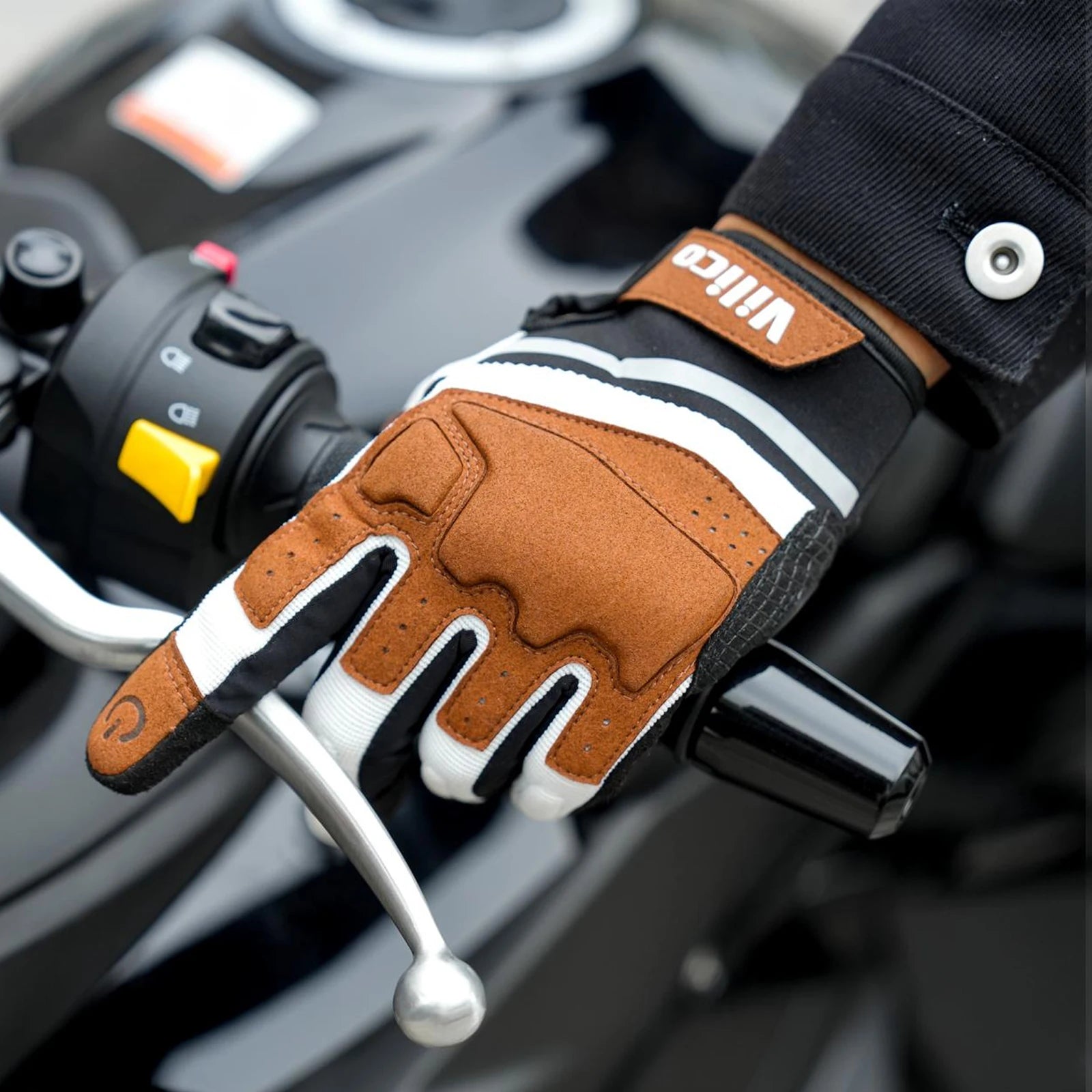 Outdoor sports warm anti slip wear-resistant shock-absorbing anti-collision touch screen road bike riding gloves - Korvel