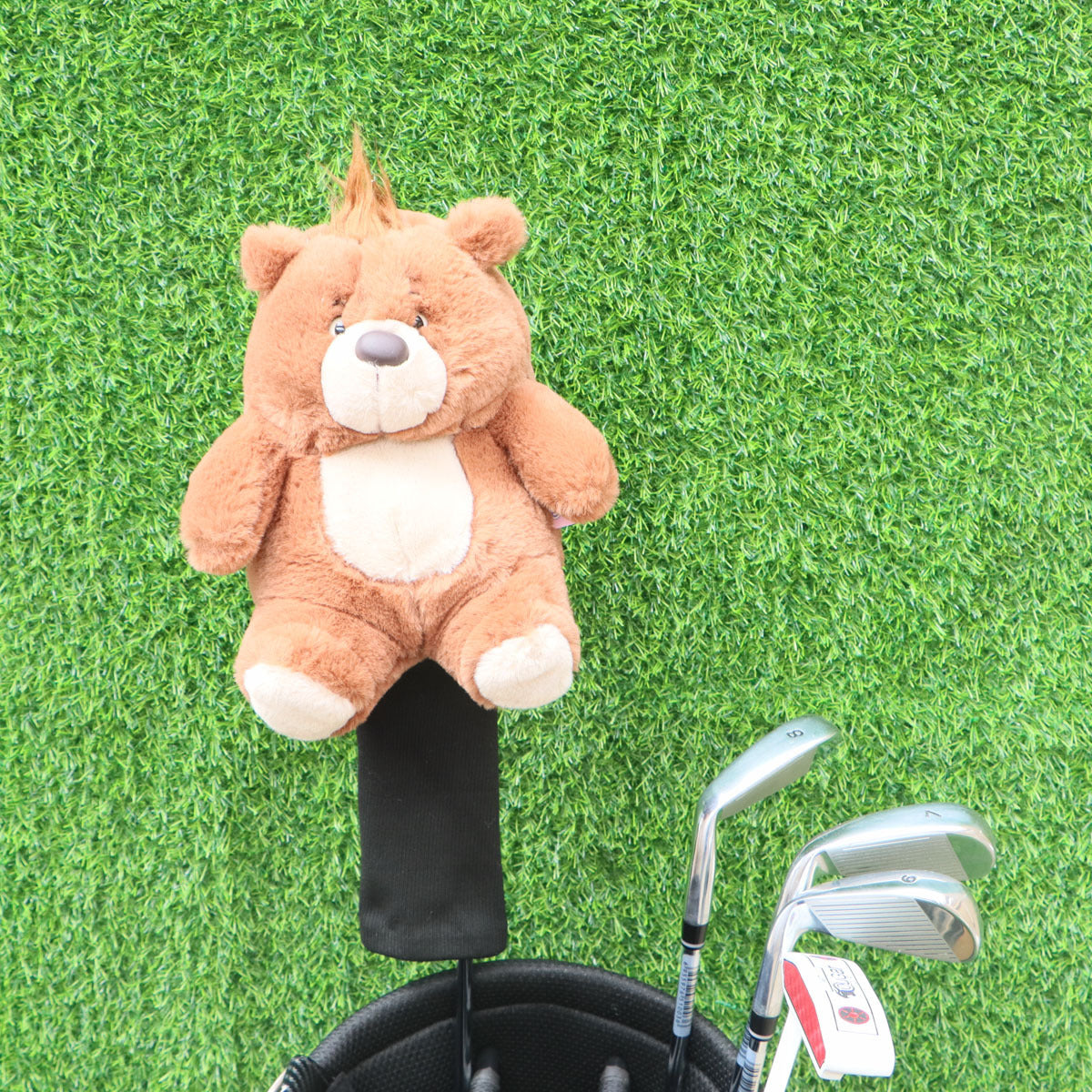 Golf club cover animal cap cover 3/5 wooden club cover - Korvel