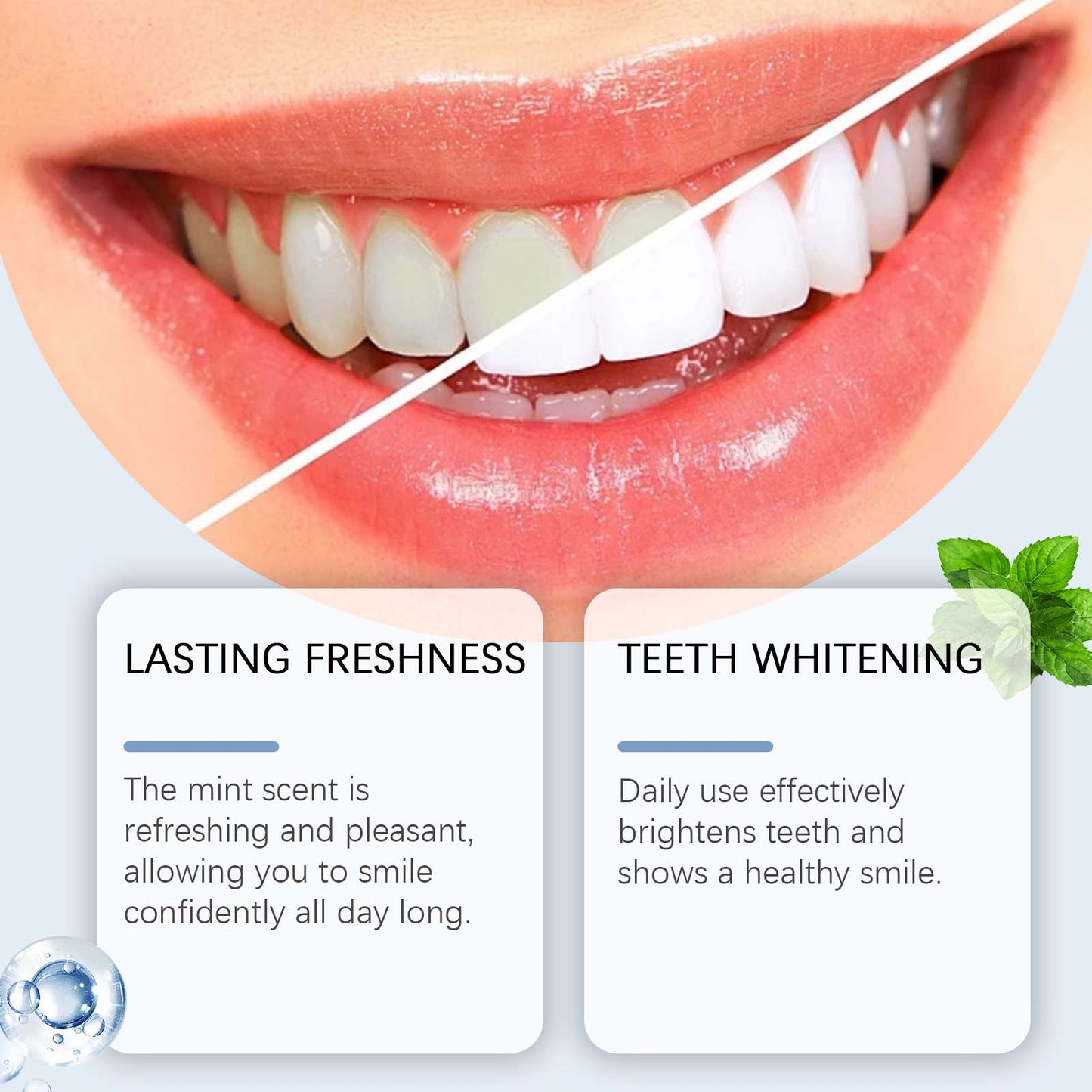 Mint Toothpaste Clean Teeth Hygiene Care Mouth Fresh Mouth Care Luster Beauty Toothpaste - Korvel