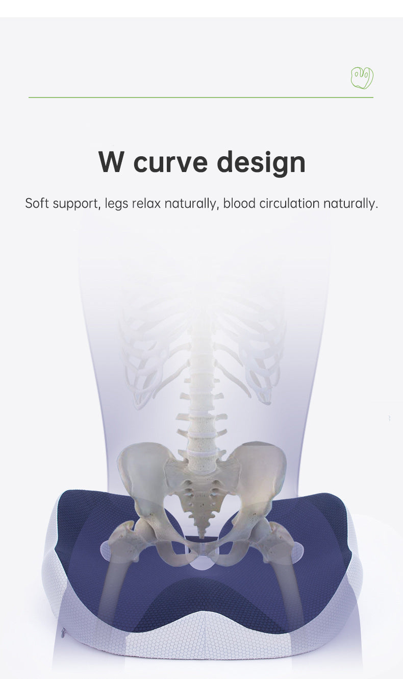High Quality Office Chair Memory Foam Cushion Comfortable Blood Circulation Orthopedic Soothing Coccyx Seat Cushion - Korvel