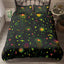 3D digital printing whimsical pattern eyes custom quilted bedding - Korvel