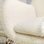 Chaise Berçante Premium en Tissu Cachemire