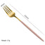 Premium Stainless Steel Cutlery Set with Gold Spray Finish