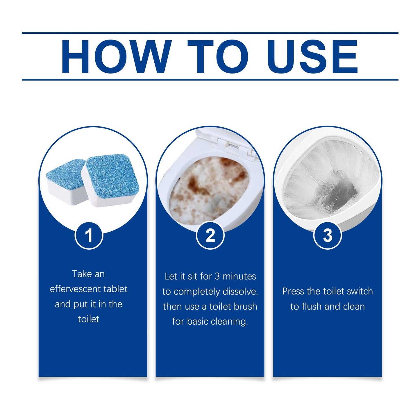 Premium Toilet Cleaning Tablets for Effortless Freshness