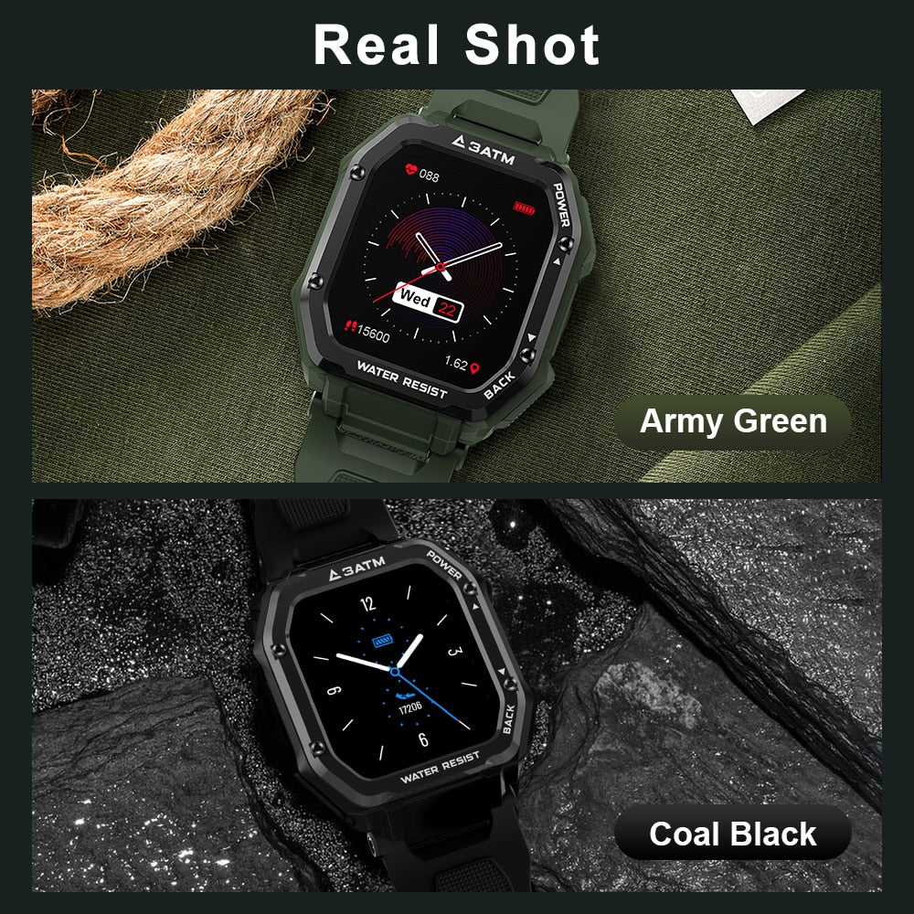 ROCK Rugged Smart Watch for Men - Outdoor Sports & Fitness Tracker