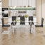 Dining table Modern tempered glass dining table 79 ''x39''x30 '' 1105 - Korvel