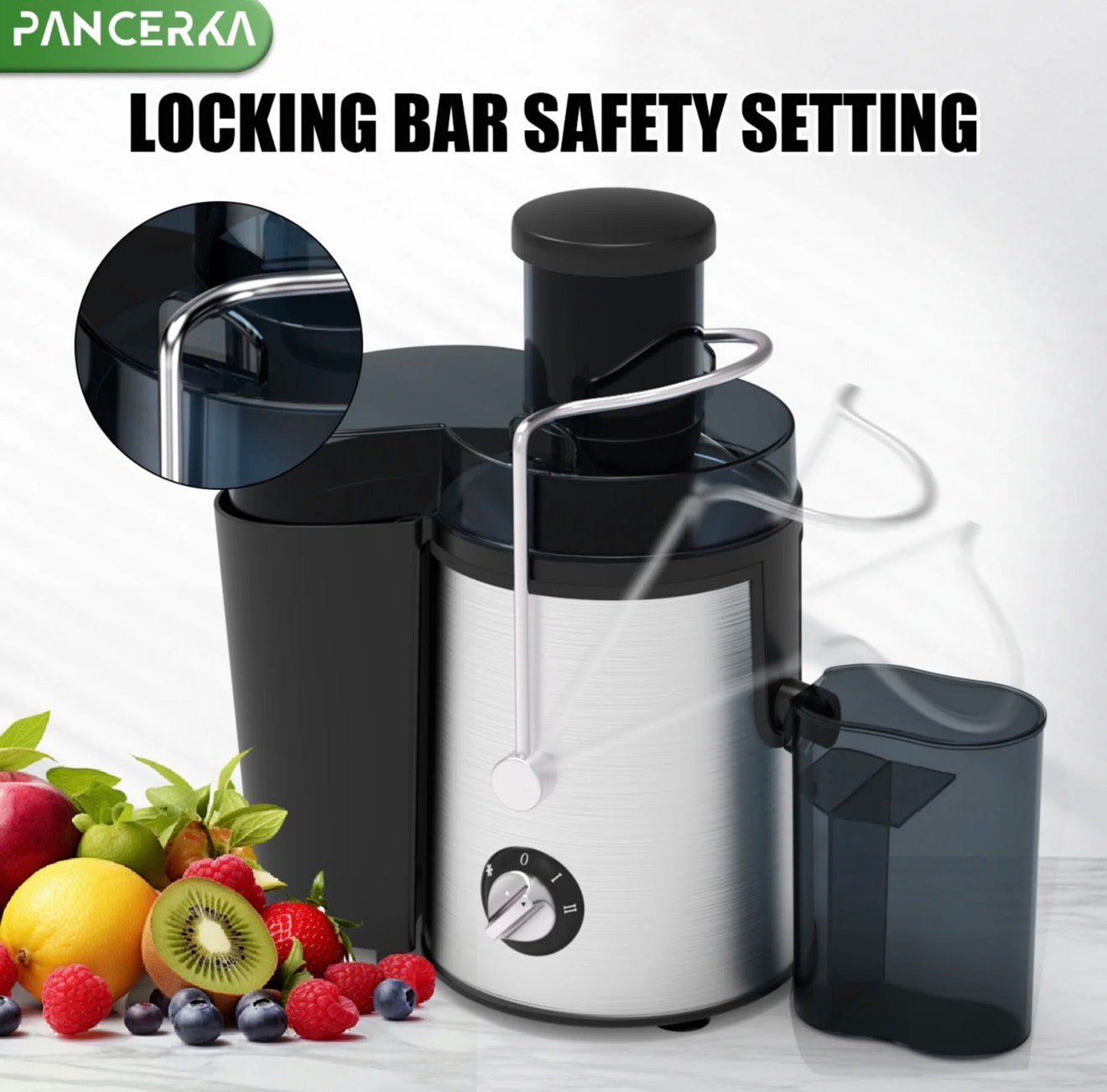 Extractor de Jugo JuiceMax 800W - Jugo Fresco Sin Esfuerzo