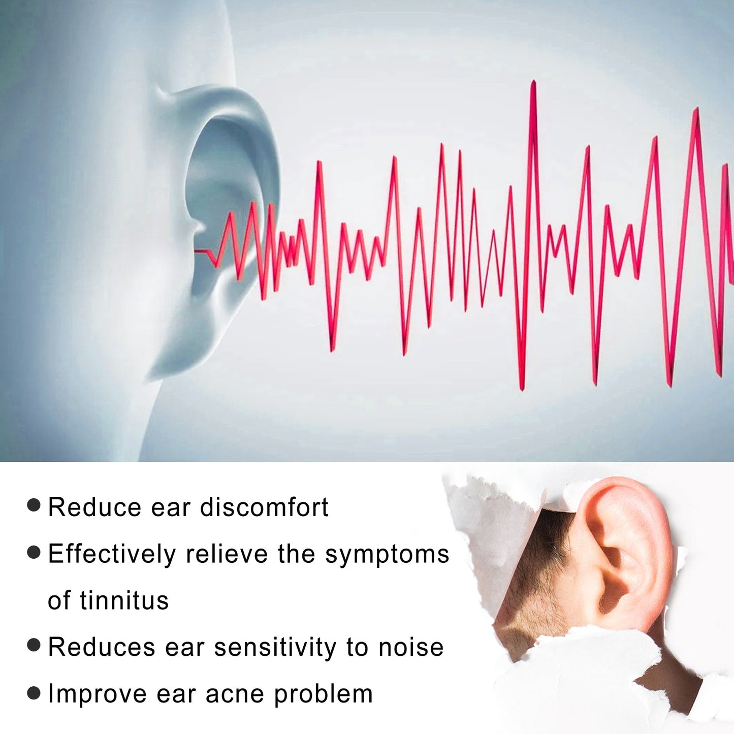 Ear Care Serum, Ear Massage To Relieve Earache Tinnitus Ear Tinnitus Ear Discomfort Detailer - Korvel