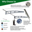 Auvent de porte et de fenêtre GarLUGH DA4734W - 47" x 34"