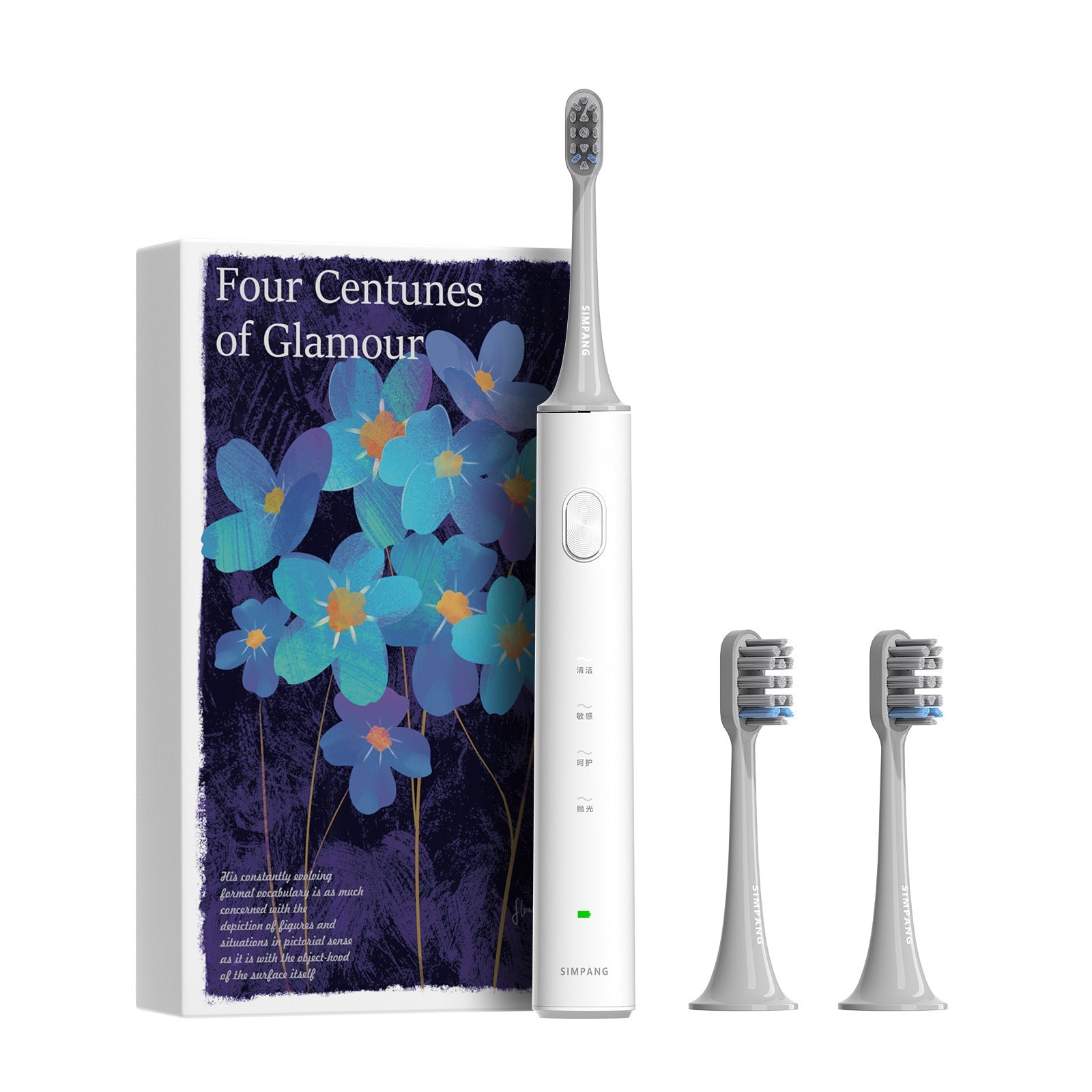 Smart Sonic Electric Toothbrush Soft Bristles Wireless Charging Adult Gift Box - Korvel