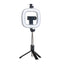 P40D Square Fill Light Selfie Stick - Portable 6-Inch Beauty Light