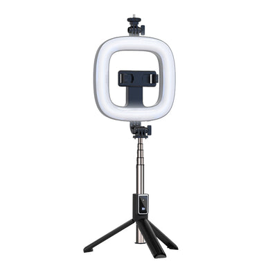 P40D Square Fill Light Selfie Stick - Portable 6-Inch Beauty Light