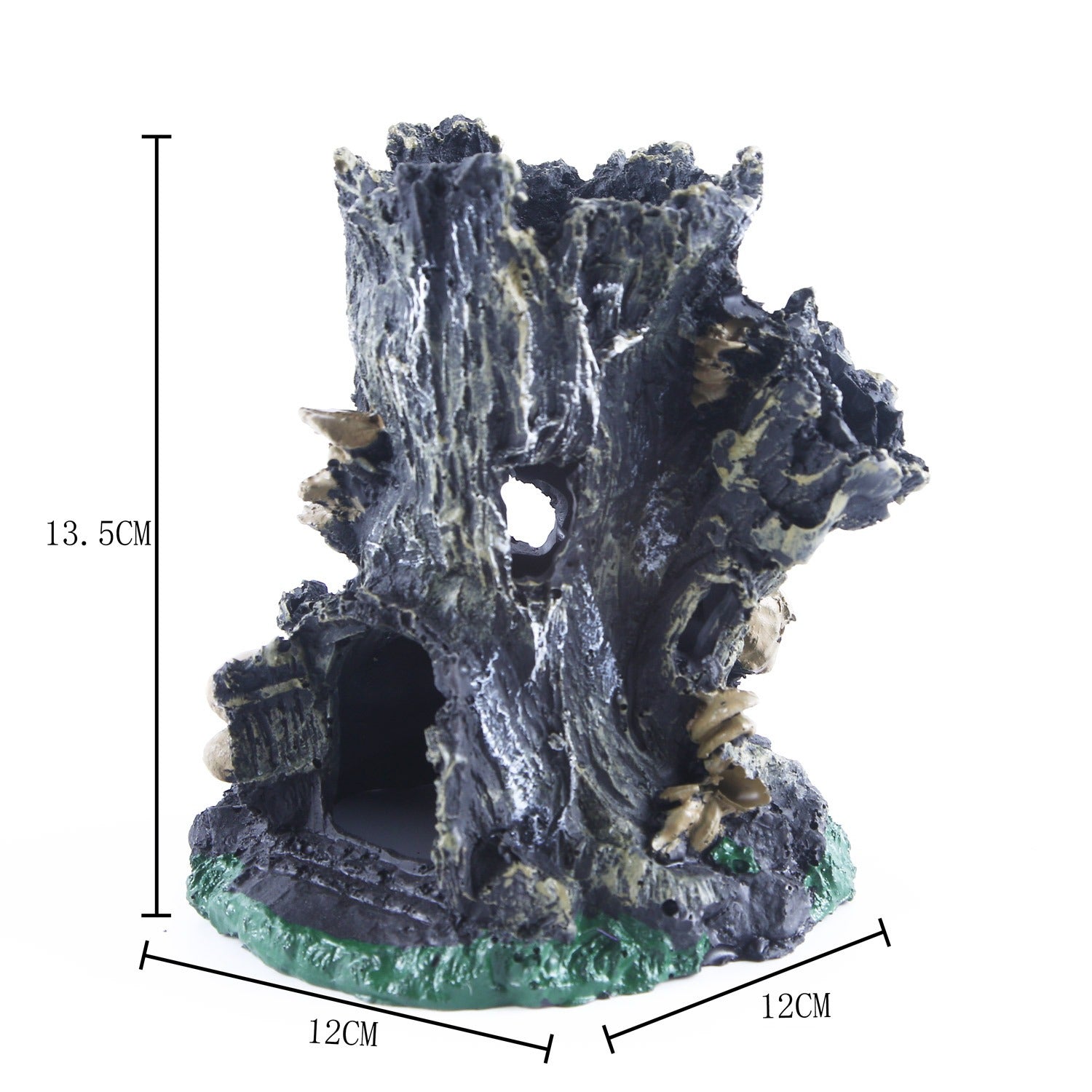 Fish tank pet shelter lizard house tree stump ornaments - Korvel