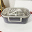 Korean Style Stainless Steel Two Compartment Lunch Box
