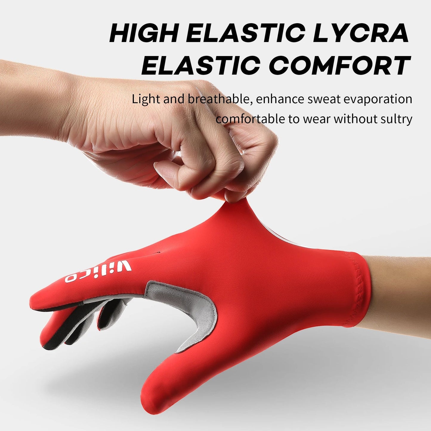 Outdoor mountain bike riding gloves shock-absorbing and anti-skid bike gloves - Korvel
