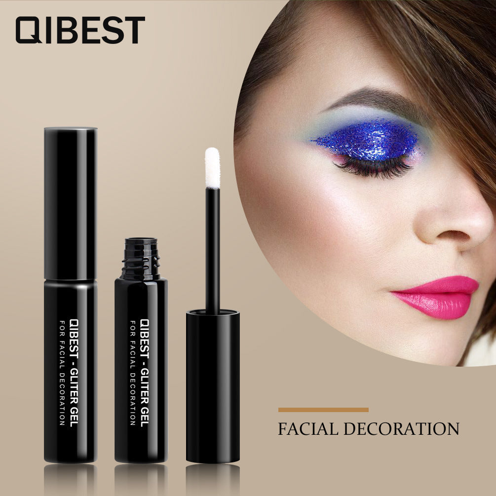 Adhesivo para Sombra de Ojos con Brillo de Secado Rápido QIBEST