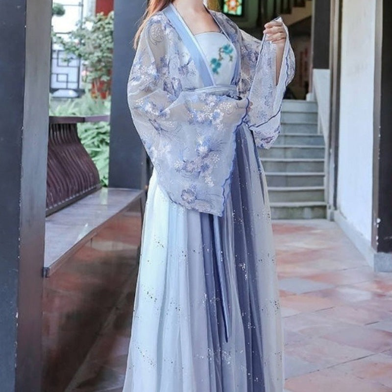 European and American Halloween Printed Dress with Long Sleeves
