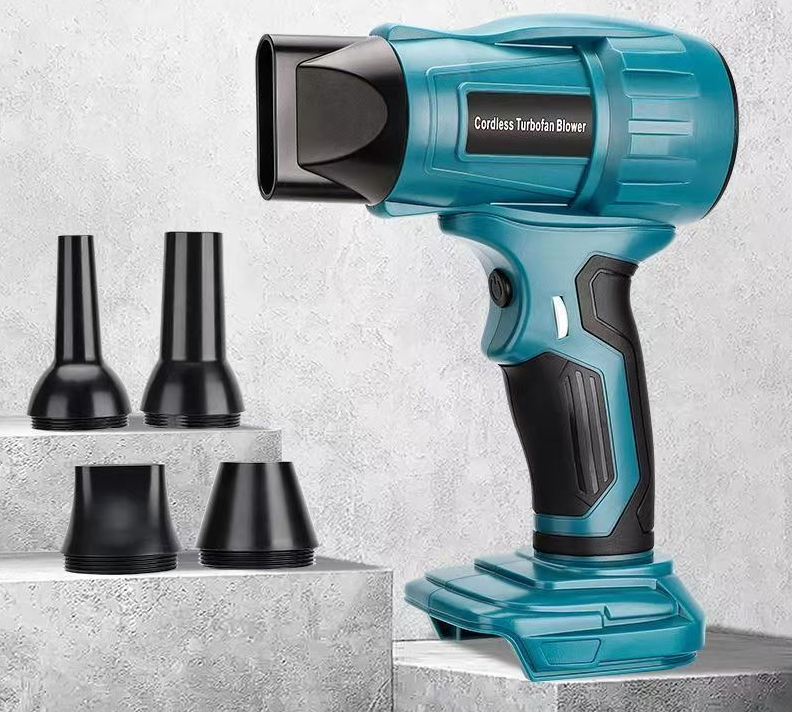 Mini Brushless High-Power Lithium Electric Blower Fan Wireless Dust Blowing Gun Compatible with Makita Dewalt Etc. - Korvel