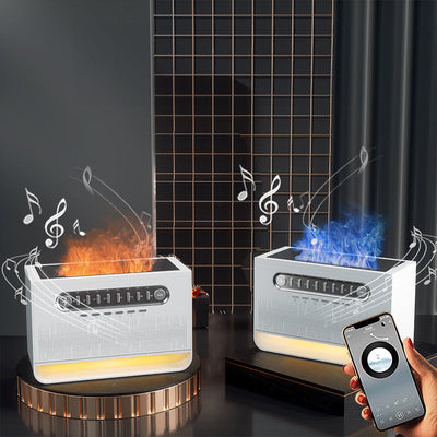 Haut-parleur Bluetooth Portable à bruit blanc, aide au sommeil, veilleuse, humidificateur, Machine tout-en-un, 8 Goup, son natur - Korvel