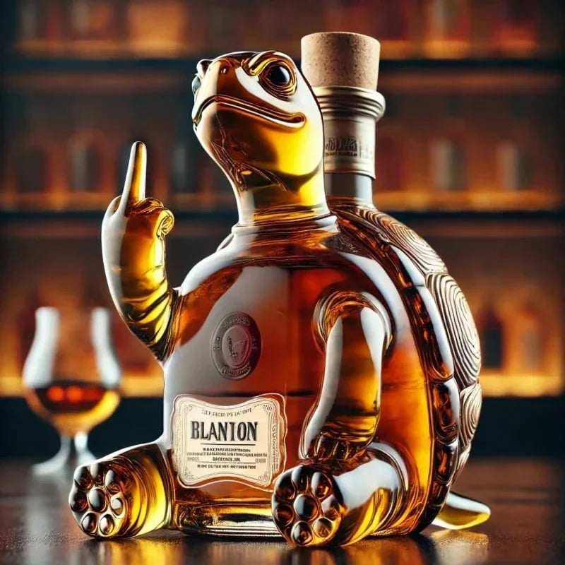 10Oz Funny Middle Finger Duck/Turtle/Dog Whisky Glass Decanter – Bar/Office/Home Decor. - Korvel