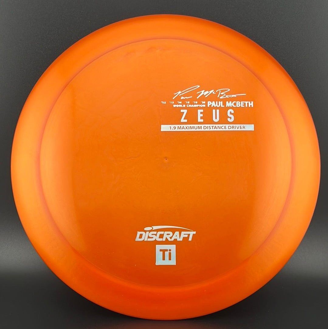 Titanium Zeus - Première édition - Disque en édition limitée de Paul McBeth