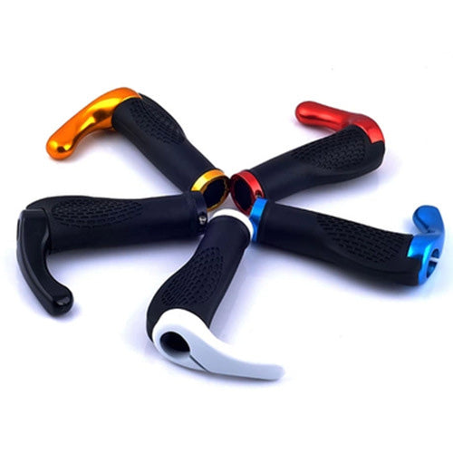 Mountain Bike Meat Ball Lock Handle Cover With Auxiliary Handle Horn Handle Cover Bicycle Equipment - Korvel