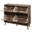 4-Door Freestanding Modern Shoe Rack for Entryway