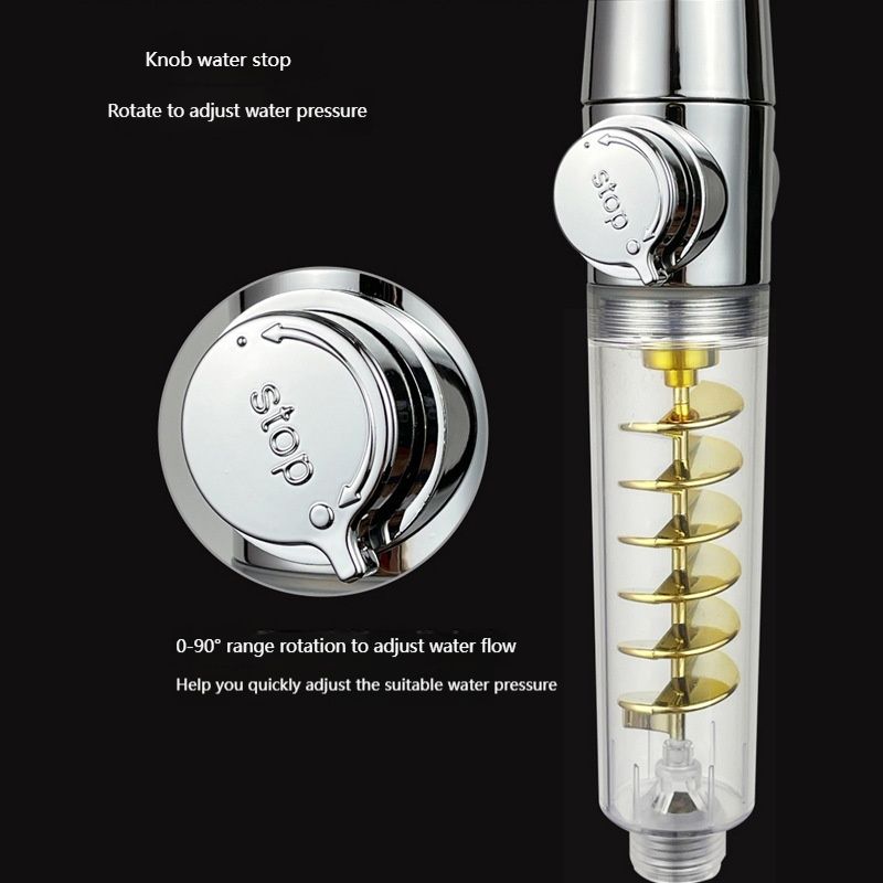 Premium Handheld Shower Head with Turbo Cyclone Filtration