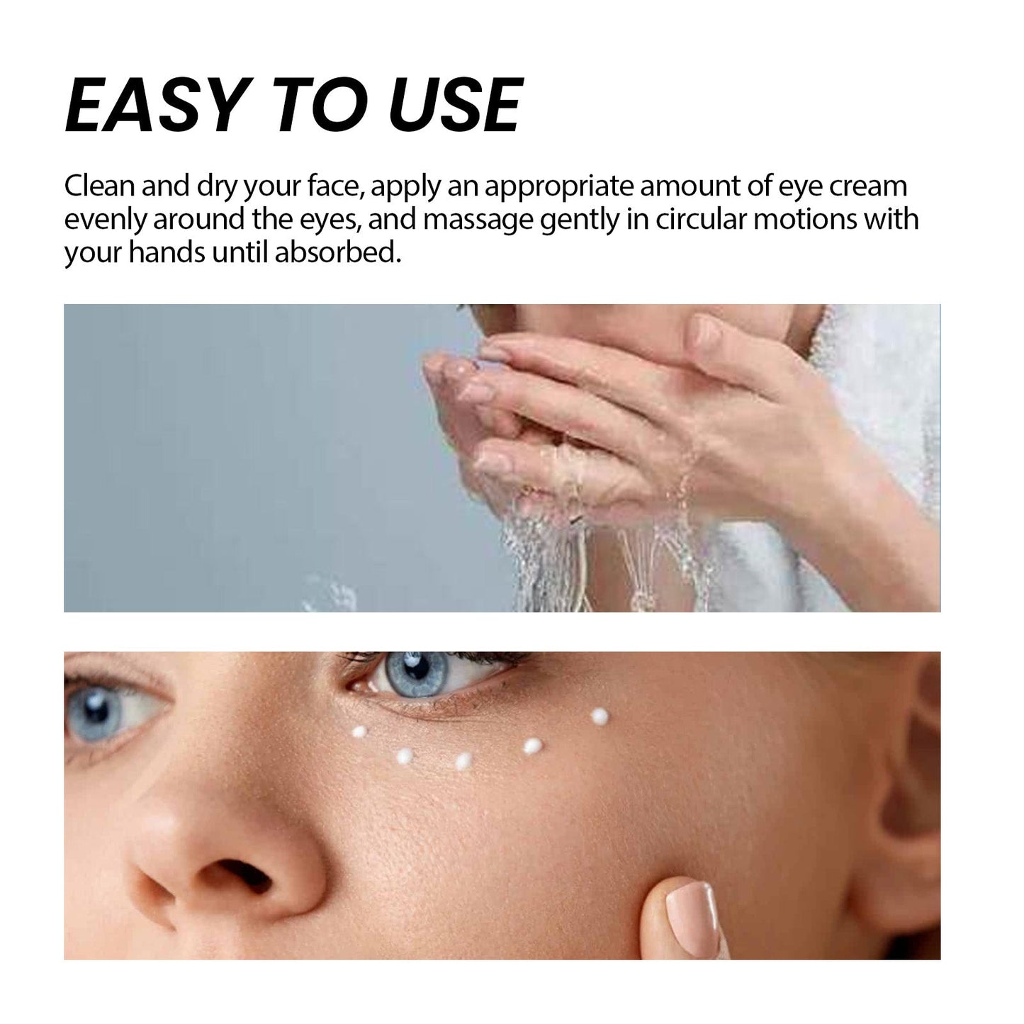 Temporary Eye Tightener, Dilute Fine Lines Eye Bag Dark Circle Law Grain Crow's Feet Moisturize Eye Skin - Korvel