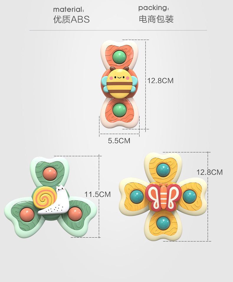 Cute Cartoon Floating Bath Toys Set for Kids - 3pcs
