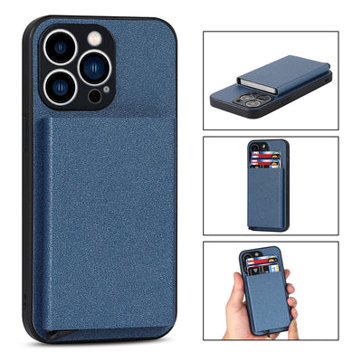 Coque de portefeuille en alliage d'aluminium premium pour iPhone 14 Pro Max