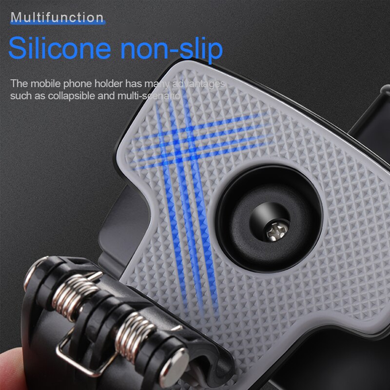 360 Degrees Car Phone Holder Universal Smartphone Stands Car Rack Dashboard Support for Auto Grip Mobile Phone Fixed Bracket - Korvel