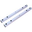 2 bicycle ground bike parking racks 22-28 inch wheel supports, maximum tire width 2.15 inches, galvanized - Korvel