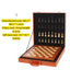 International Chess Heavy Woodgrain Chess Wooden Chess Board Western Chess Adult Luxury Set Chess - Korvel