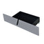 Queen Size Velvet Upholstered Platform Bed with 2 Drawers and 1 Twin XL Trundle- Gray - Korvel