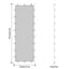 62.6-inch x 23.3-inch pink Hollywood illuminated full body vanity mirror with 3 color modesstanding floor mirror touch control - Korvel