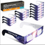 10 Pack Solar Eclipse Glasses - ISO Certified Safe Viewing
