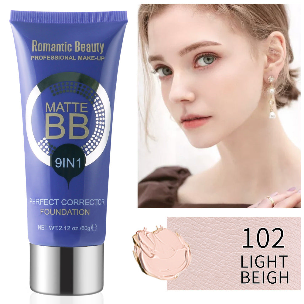 Omantic Beauty Liquid Foundation To Beautify Facial Pores Concealer Not Easy To Take Off Makeup BB Cream - Korvel