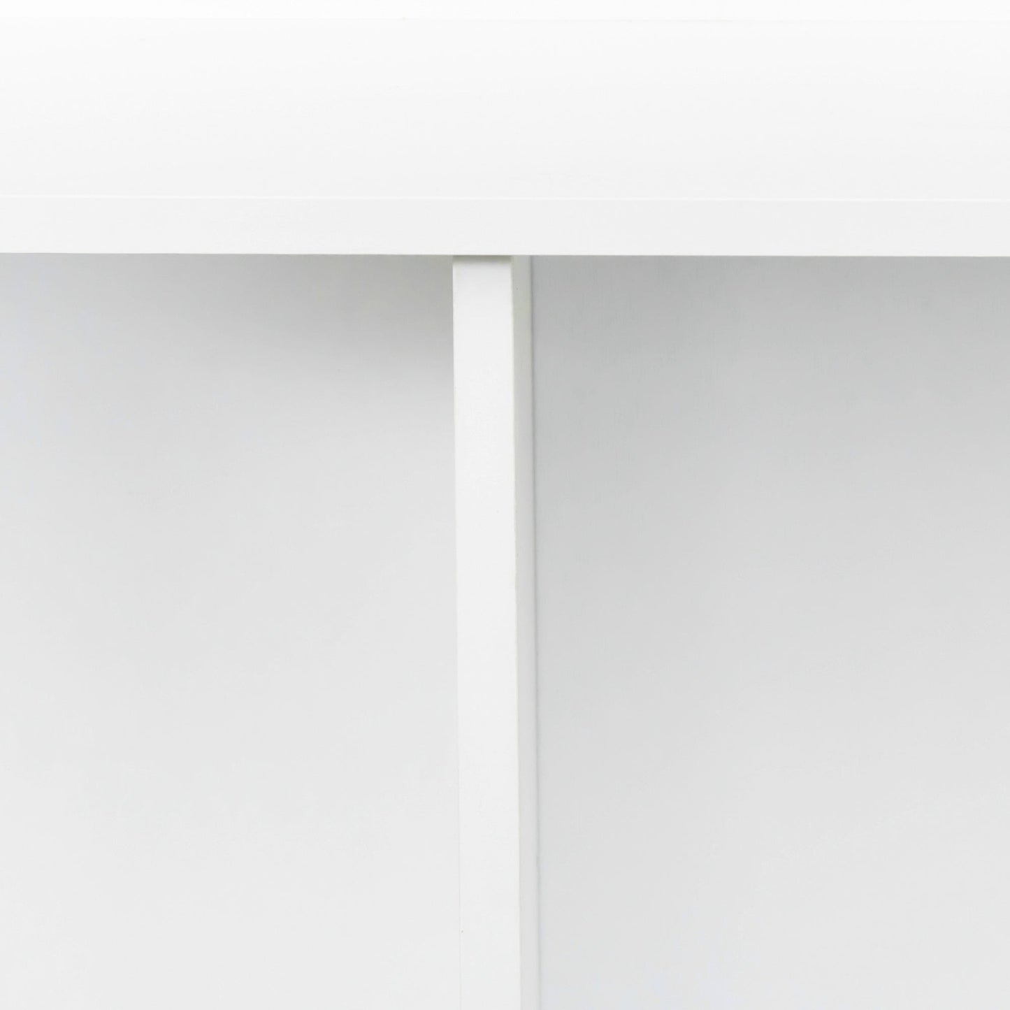 Elegant 10-Shelf Bookcase in White