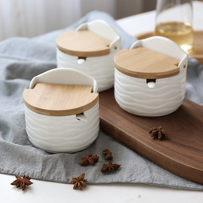 Elegant Ceramic Seasoning Can for Modern Kitchens