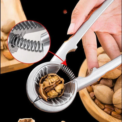 Walnut Clip Crack Almond Walnut Hazel Filbert Nut Kitchen Nutcracker Sheller Clip Gadgets Pecan Hazelnut Crack Clip Clamp Plier - Korvel