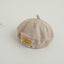 Gorro Beret de Oso Lindos para Bebés - Estilo Coreano de Pana