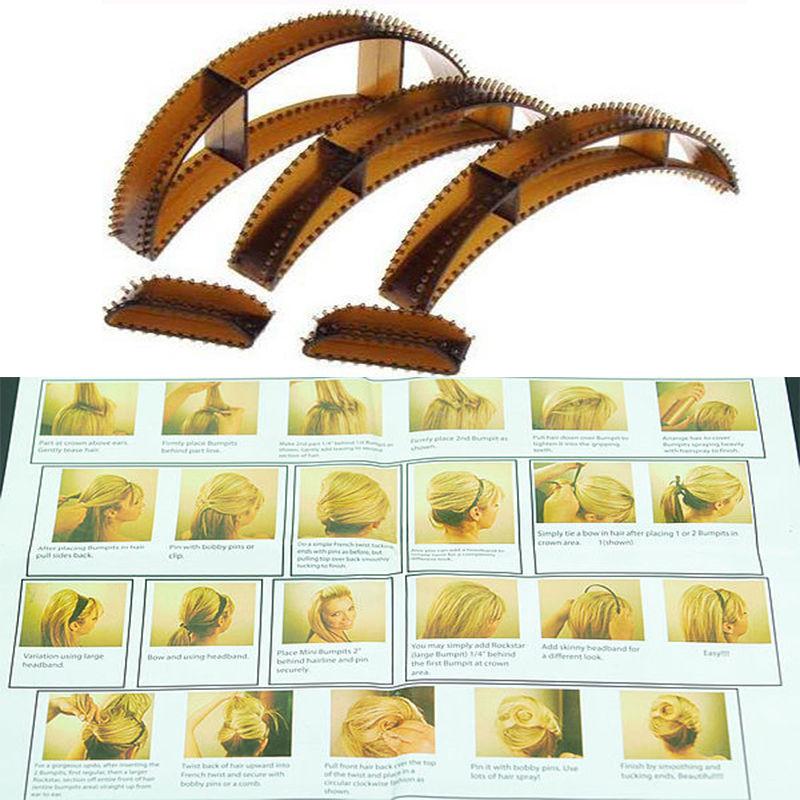5PCS Bumpits Big Happie Hair Volumizing Inserts
