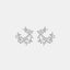 925 Sterling Silver Moissanite Lucky Clover Earrings - Korvel