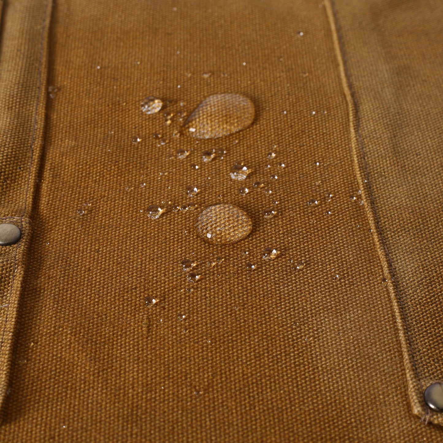 Long heavy-duty waxed canvas tool apron, carpenter apron, carpenter apron, carpenter waterproof 18 ounces - Korvel