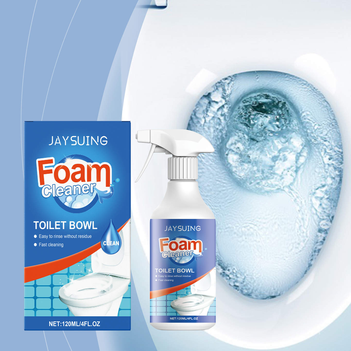 Toilet Foam Cleaner For Toilet Cleaning For Toilet Cleaning For Yellow Home Deodorant Bathroom For Stain Removal - Korvel