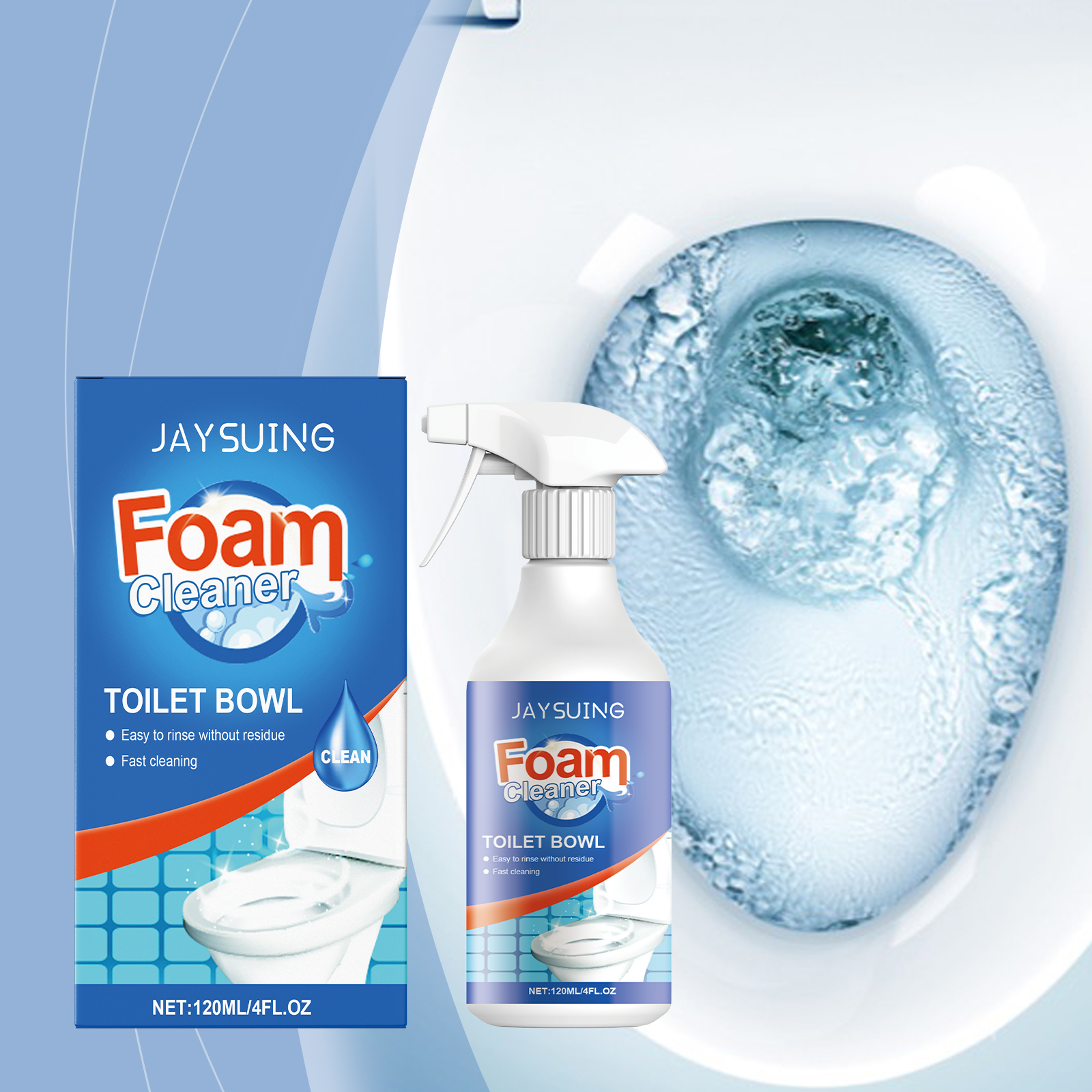 Toilet Foam Cleaner For Toilet Cleaning For Toilet Cleaning For Yellow Home Deodorant Bathroom For Stain Removal - Korvel