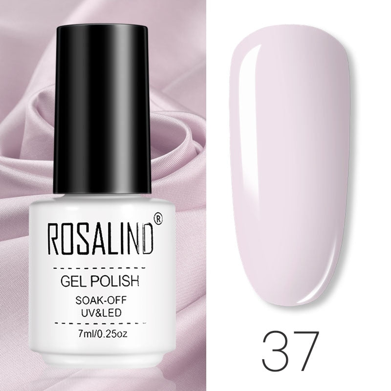 ROSALIND Gel Polish Set Manicure for Nails Semi Permanent Vernis top coat UV LED Gel Varnish Soak Off Nail Art Gel Nail Polish - Korvel